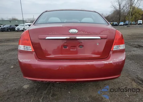 2008 Kia Spectra Ex from USA, damaged, VIN KNAFE121485545931
